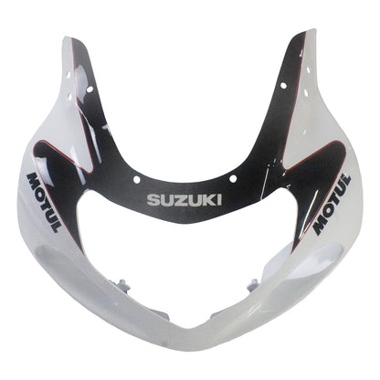 Amotopart 2001-2003 Suzuki GSXR750 Multi White & Black Kit Multi White