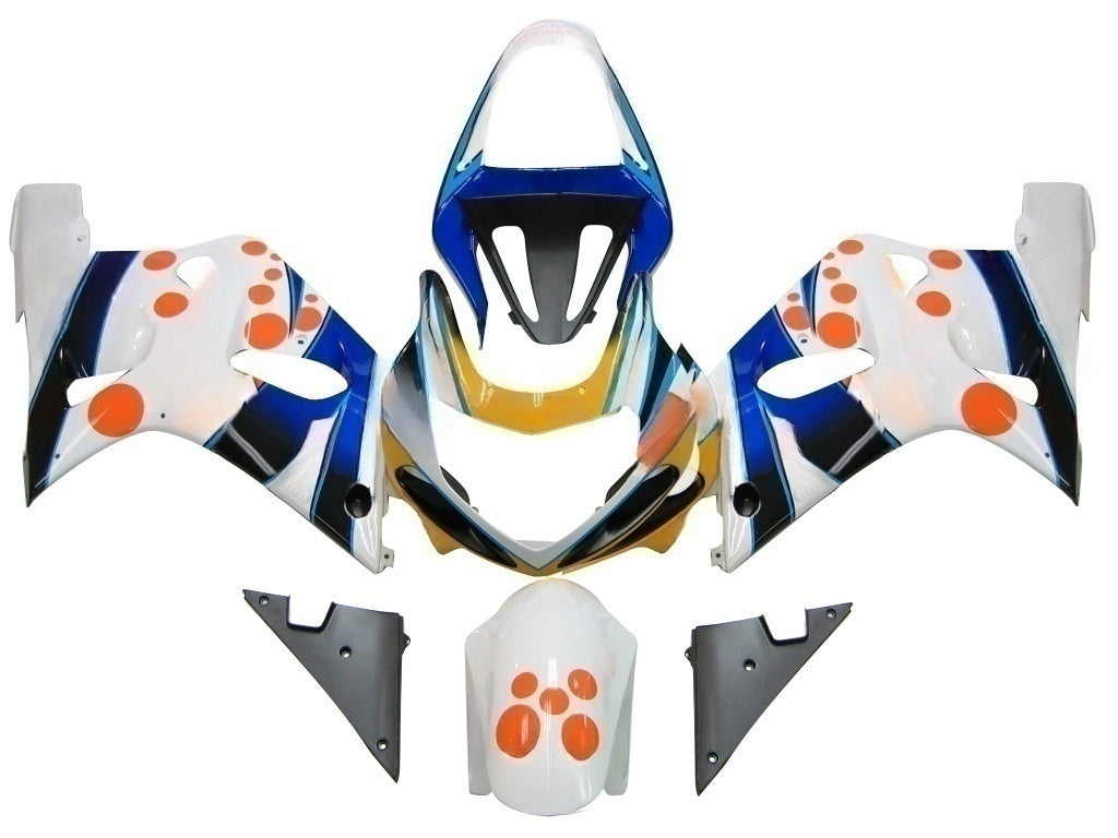 Per GSXR750 2000-2003 Carenatura per carrozzeria Set di plastica stampata ad iniezione ABS multicolore Generico