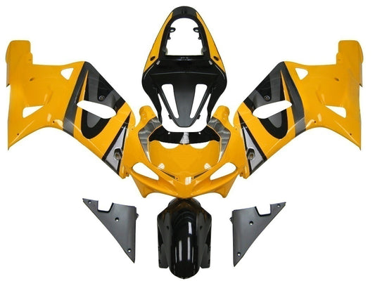 Amotopart 2001-2003 Suzuki GSXR750 Kit giallo rivestito