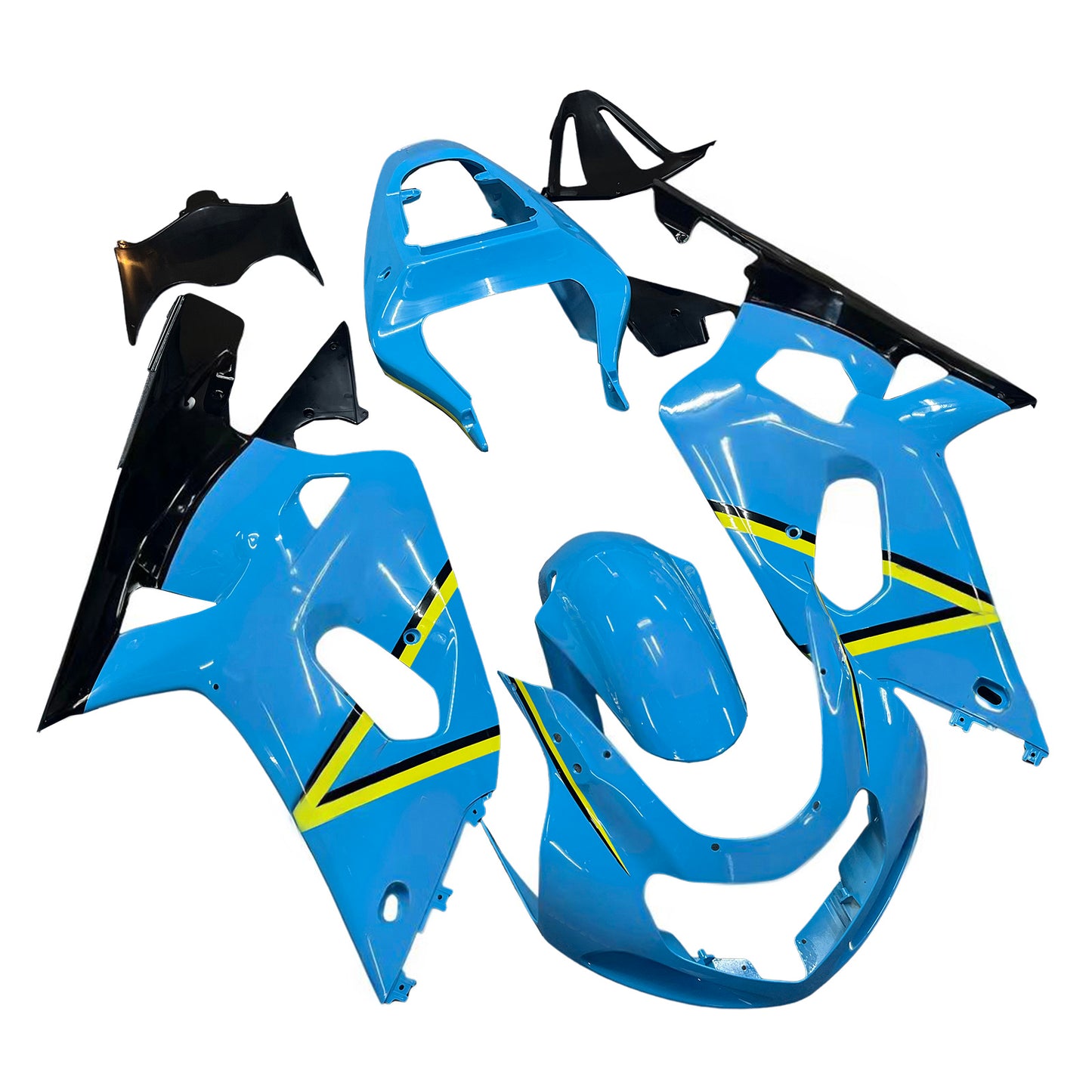 Amotopart 2001-2003 Suzuki GSXR750 Casting Multi Blue Kit