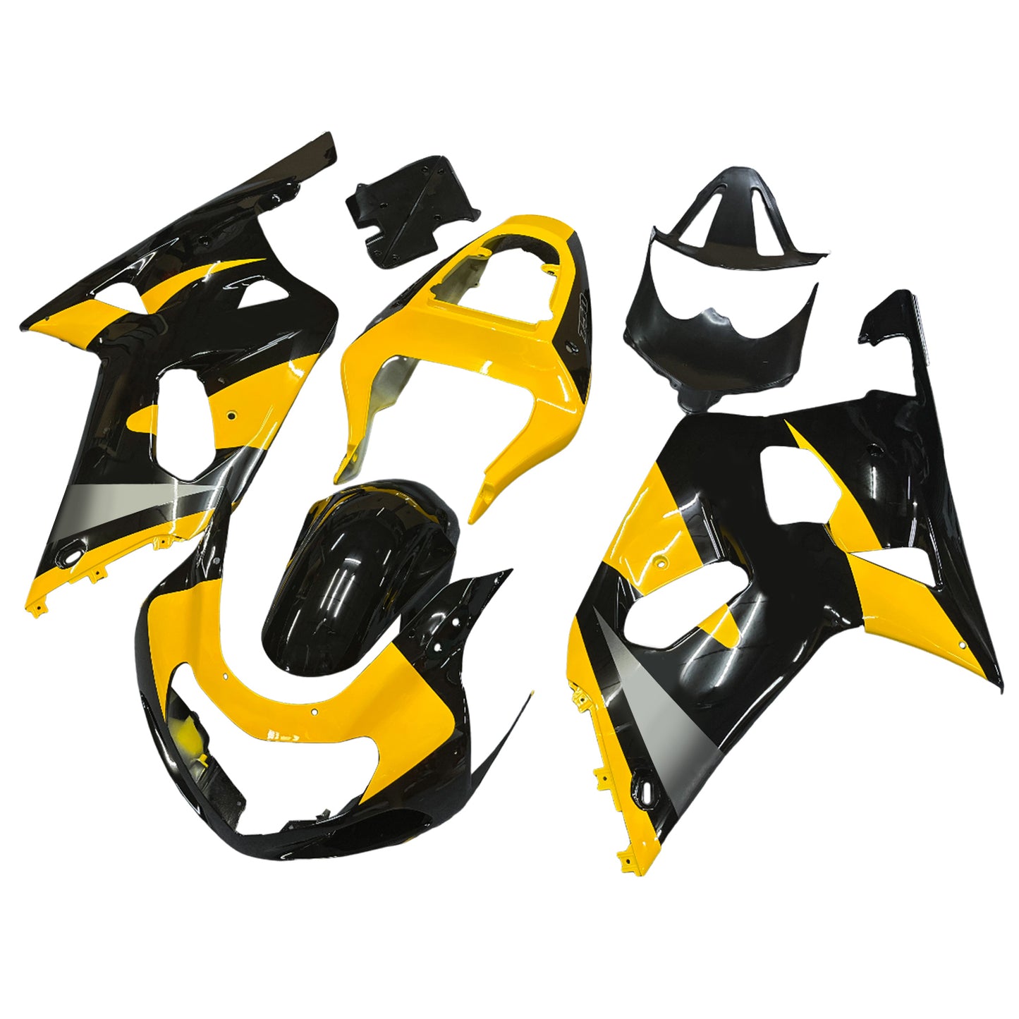 Amotopart 2001-2003 Suzuki GSXR750 Clearing Yellow & Black Kit