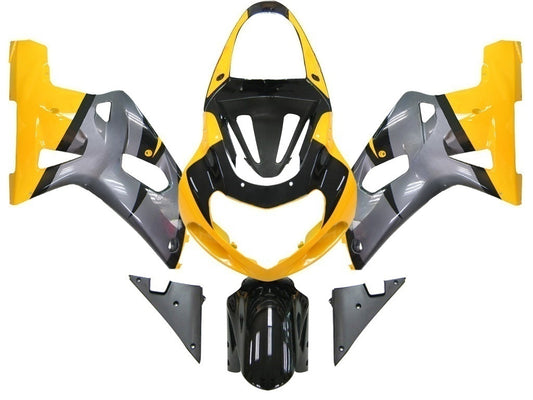 Carene 2001-2003 Suzuki GSXR 750 Giallo Argento GSXR Generico