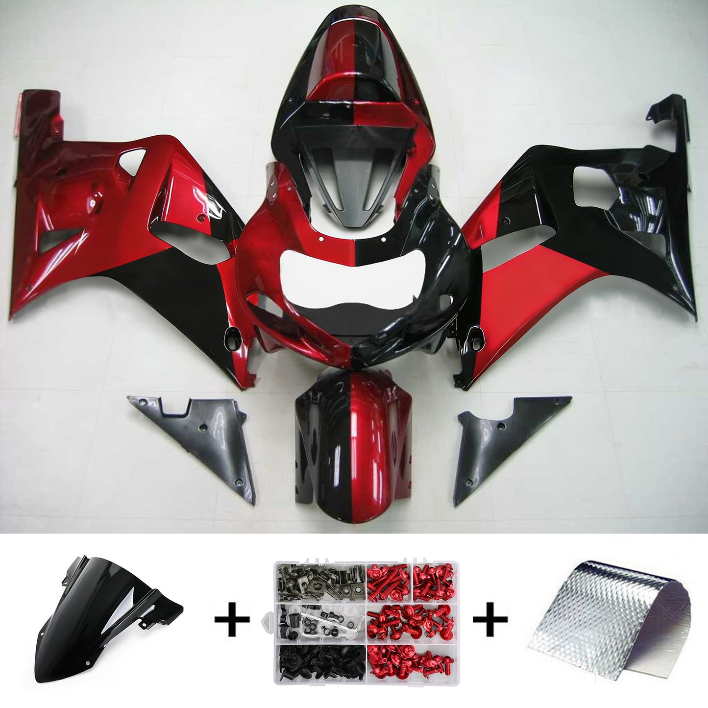 Suzuki GSXR750 2001-2003 Kit carenatura Carrozzeria Plastica ABS