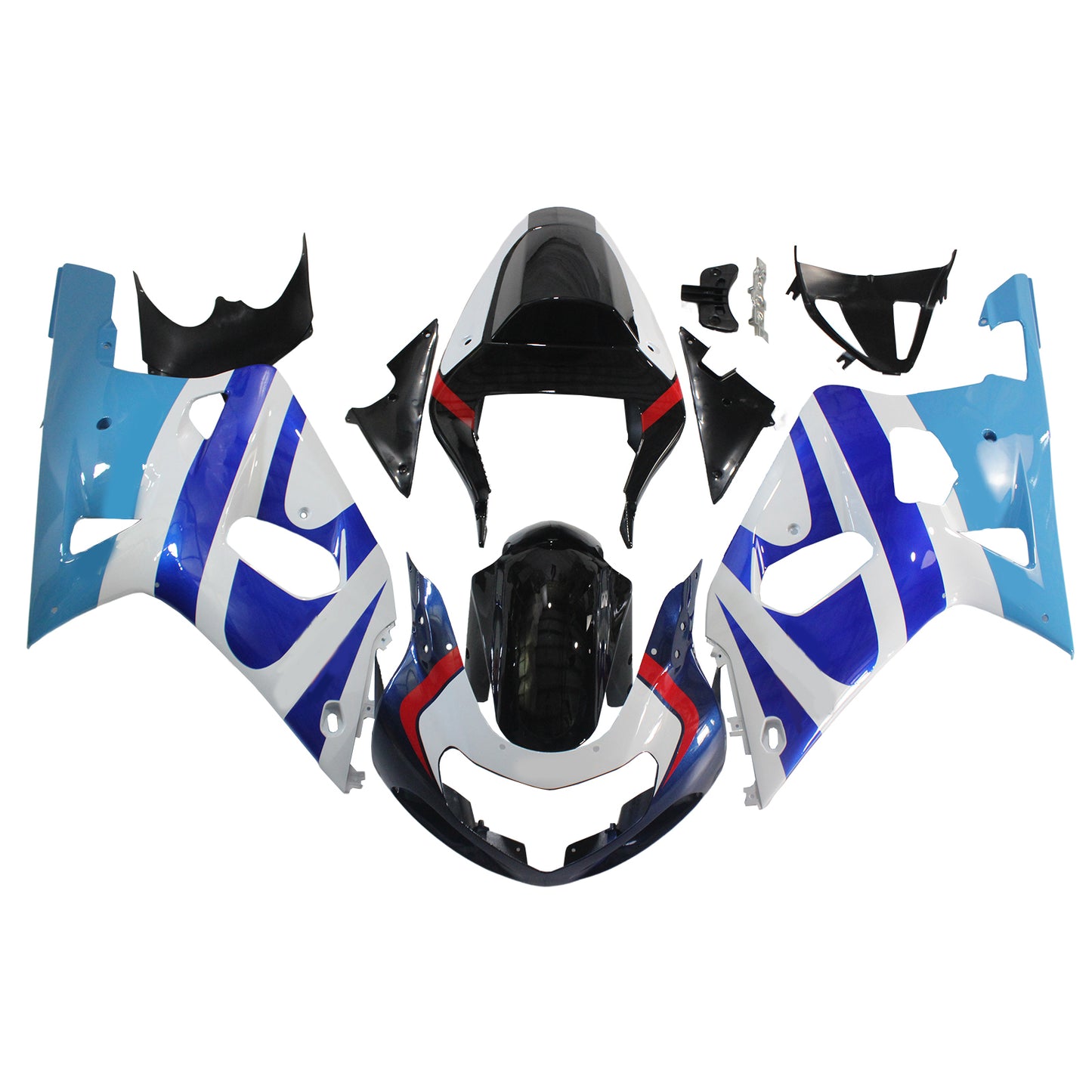 Kit carenatura Suzuki GSXR750 2001-2003 Carrozzeria Plastica ABS