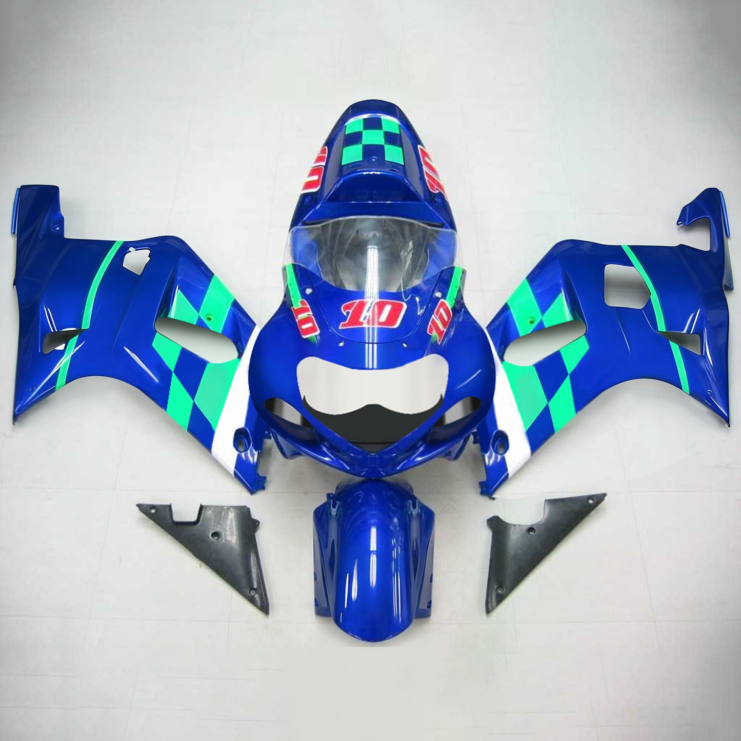 Suzuki GSXR750 2001-2003 Kit carenatura Carrozzeria Plastica ABS