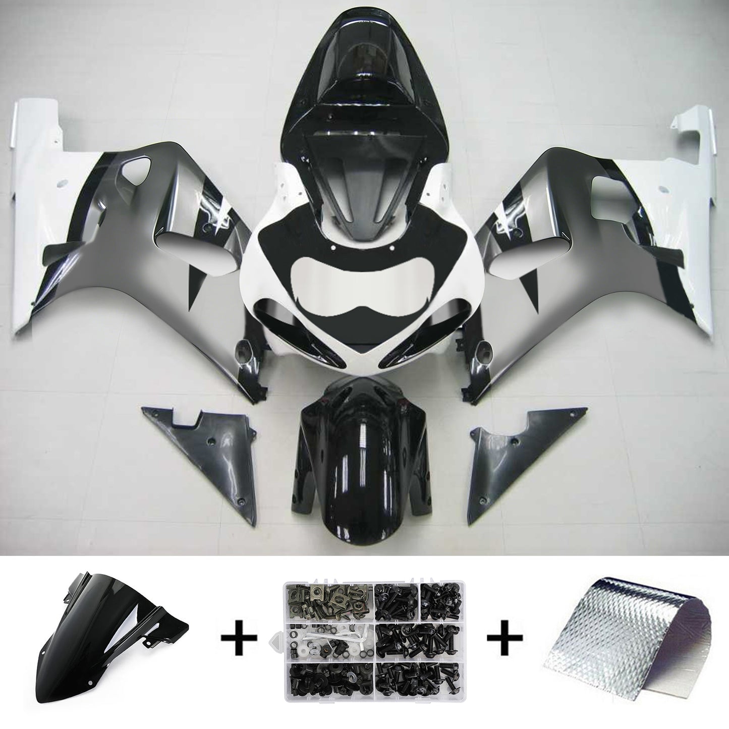 Kit carenatura Suzuki GSXR750 2001-2003 Carrozzeria Plastica ABS