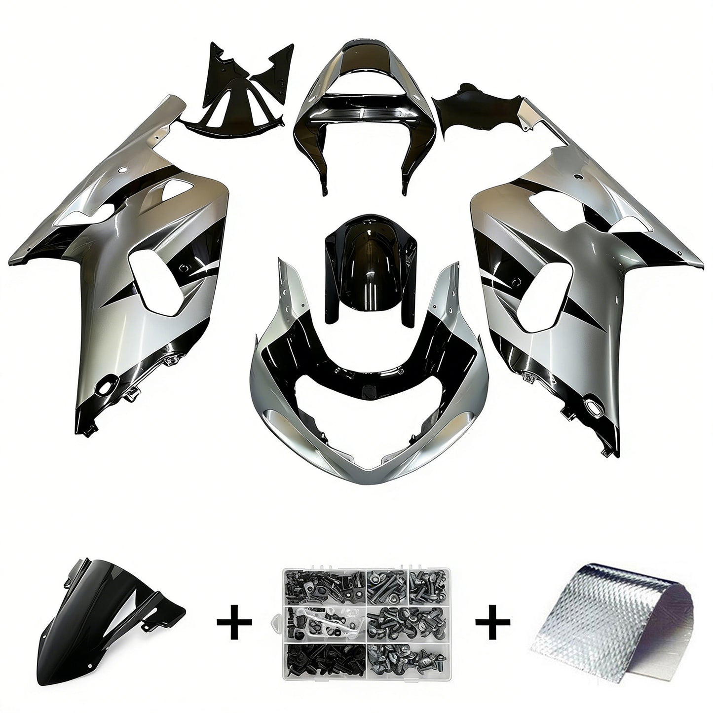 Kit carenatura Suzuki GSXR750 2001-2003 Carrozzeria Plastica ABS