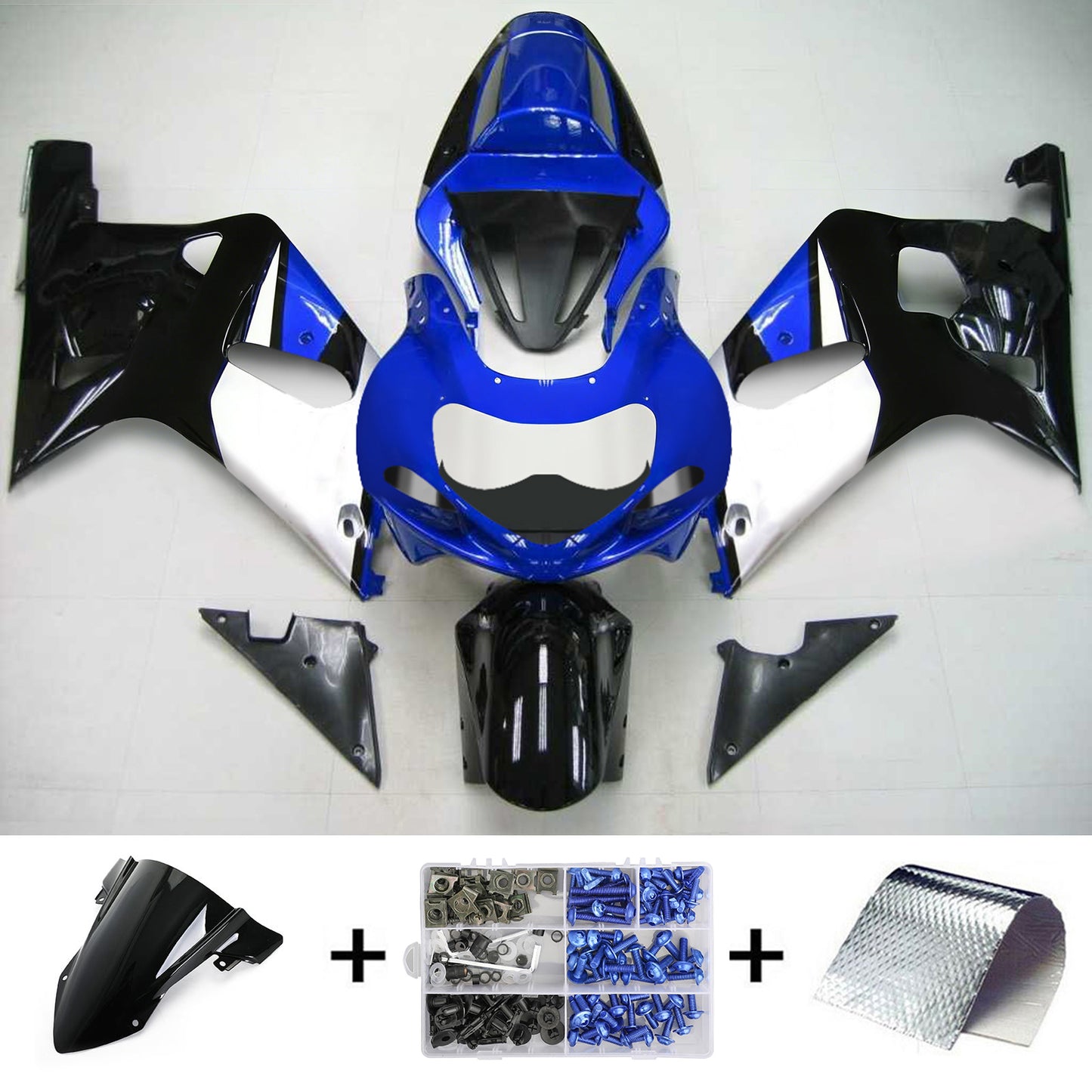 Suzuki GSXR750 2001-2003 Kit carenatura Carrozzeria Plastica ABS