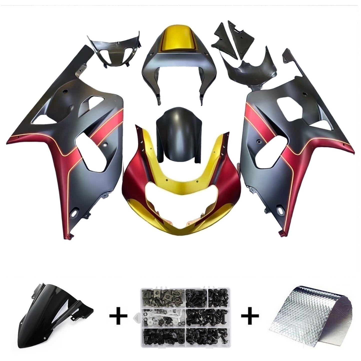 Kit carenatura Suzuki GSXR750 2001-2003 Carrozzeria Plastica ABS