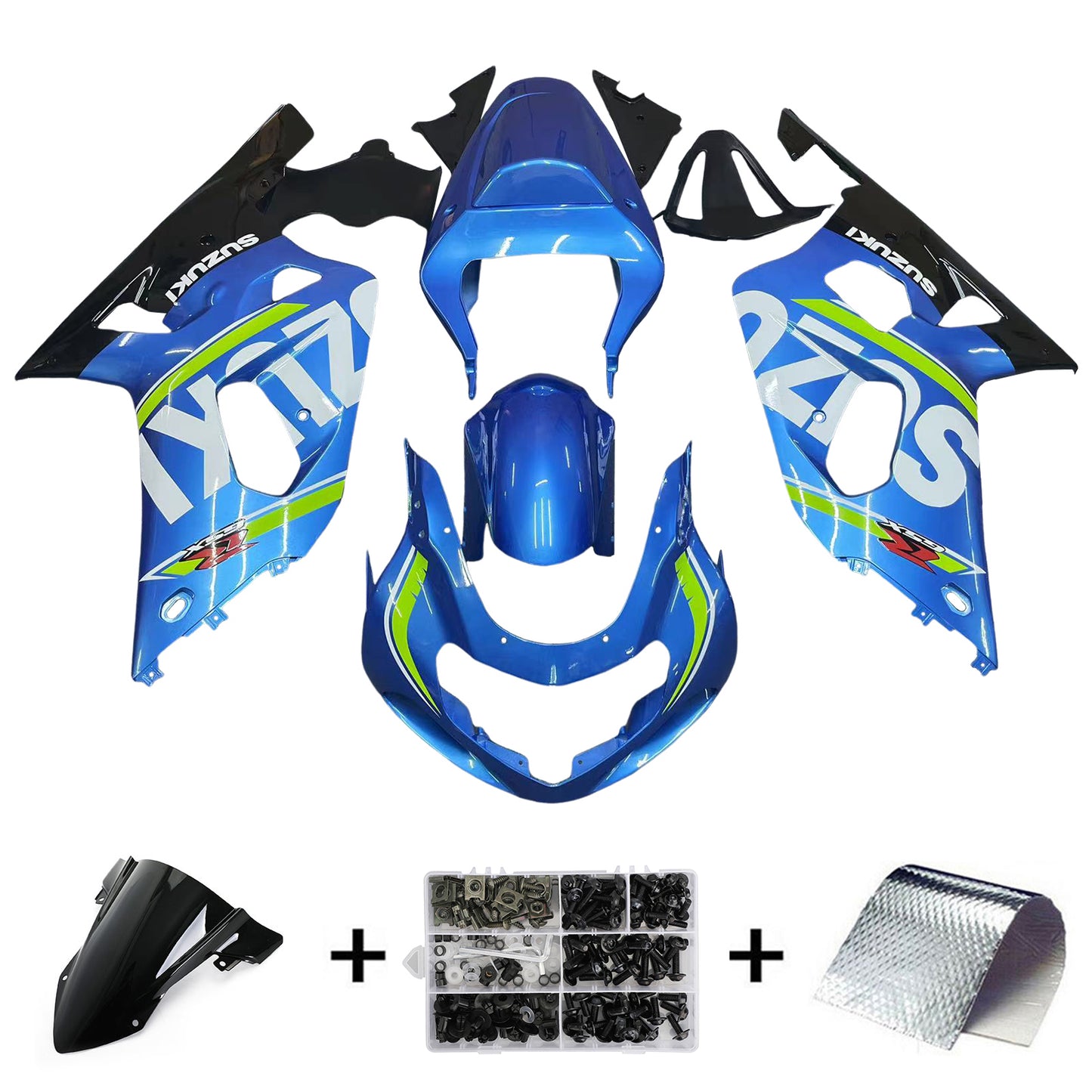 Suzuki GSXR750 2001-2003 Kit carenatura Carrozzeria Plastica ABS