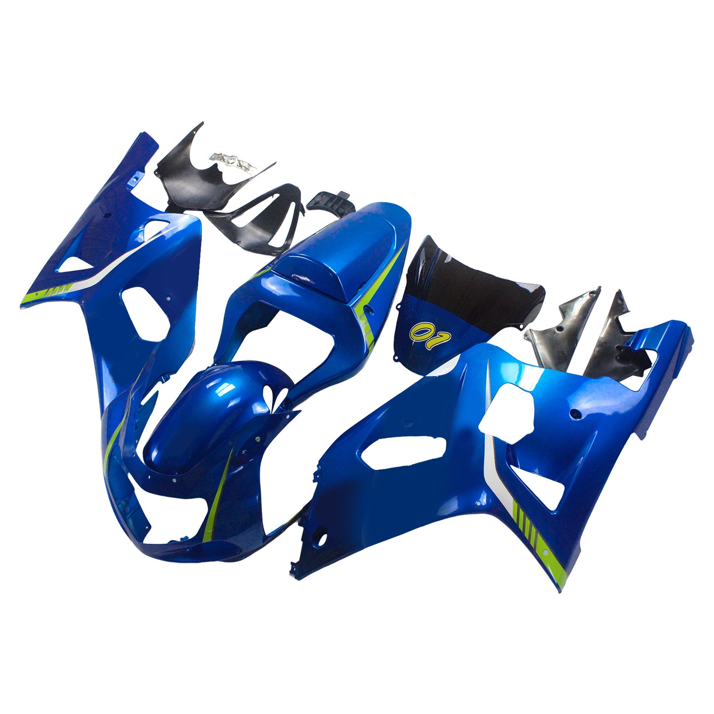 Kit carenatura Suzuki GSXR750 2001-2003 Carrozzeria Plastica ABS