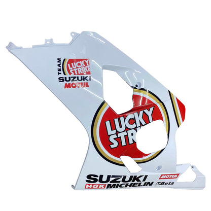 Carene 2004-2005 Suzuki GSXR 600 750 White &amp; Red Lucky Strike Generic