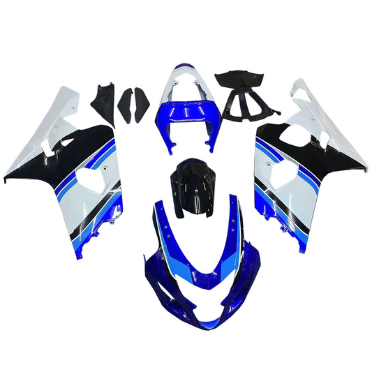 Carene 2004-2005 Suzuki GSXR 600 750 Blu Bianco Nero GSXR Racing Generico