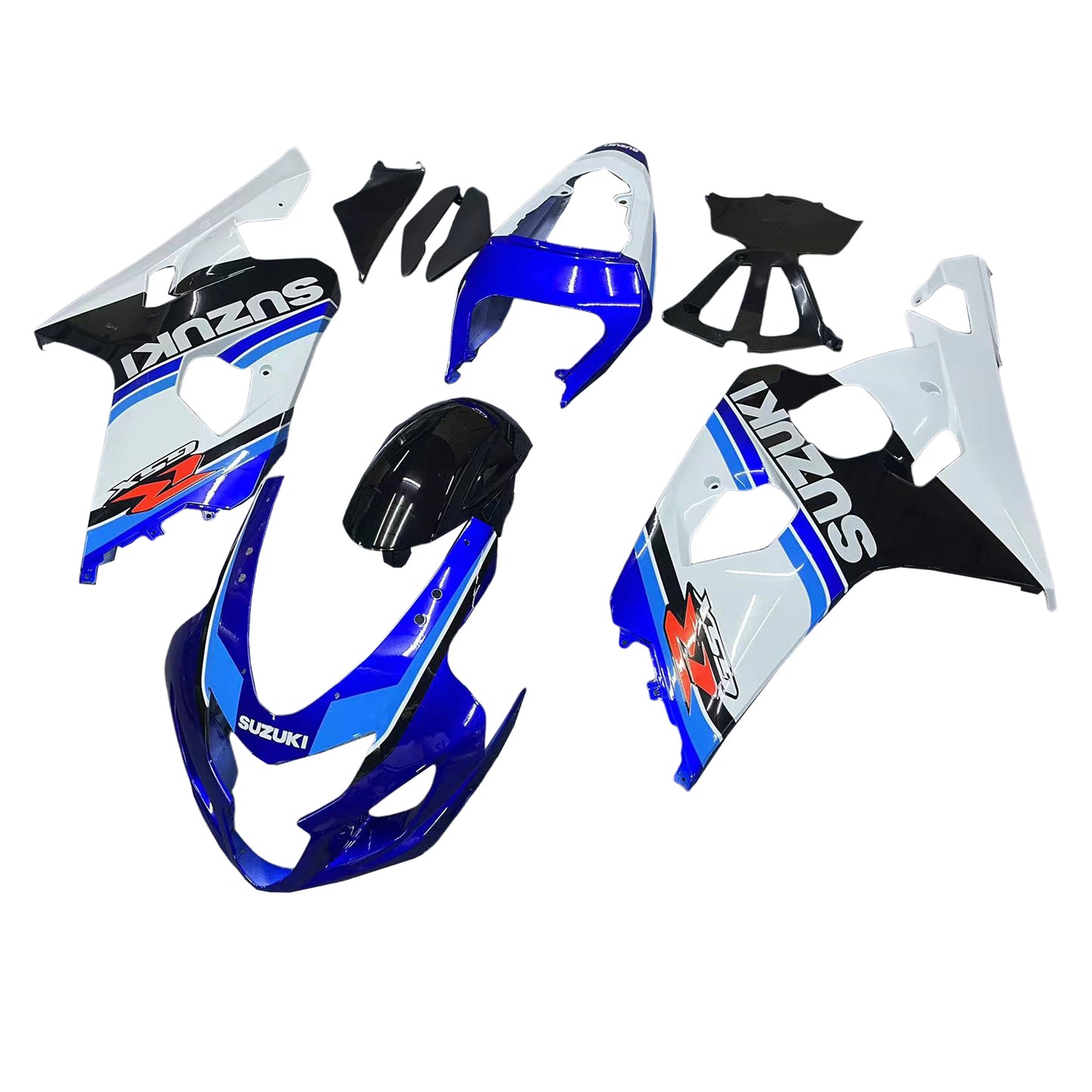 Carene 2004-2005 Suzuki GSXR 600 750 Blu Bianco Nero GSXR Generico