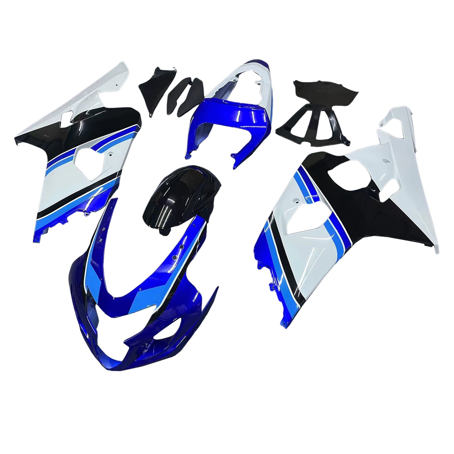 Carene 2004-2005 Suzuki GSXR 600 750 Blu Bianco Nero GSXR Generico