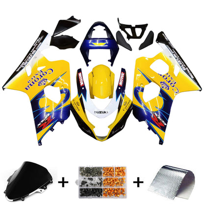 Carene 2004-2005 Suzuki GSXR 600 750 Giallo Blu Corona GSXR Generico