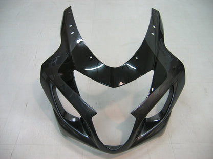 Per GSXR 600/750 2004-2005 Carrozzeria Carenatura ABS nero Stampato ad iniezione Plastica Set Generico