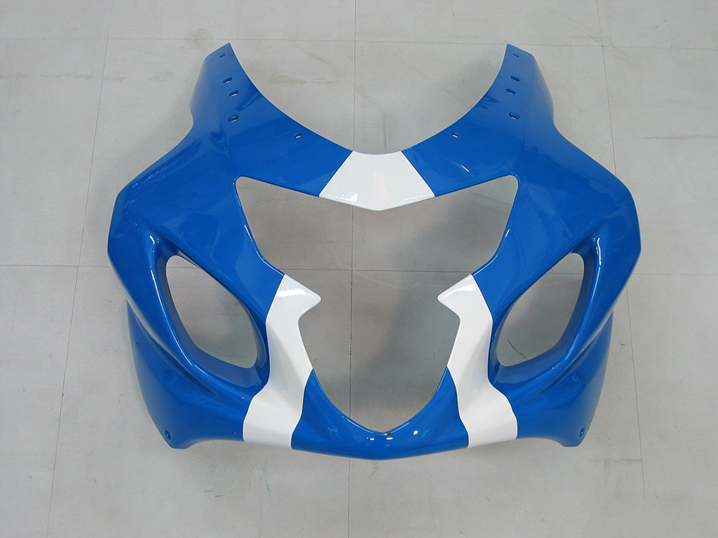 Per GSXR 600/750 2004-2005 Carrozzeria Carenatura Blu Rizla ABS Stampato ad Iniezione Plastica Set Generico
