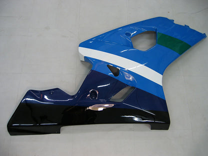 Per GSXR 600/750 2004-2005 Carrozzeria Carenatura Blu Rizla ABS Stampato ad Iniezione Plastica Set Generico