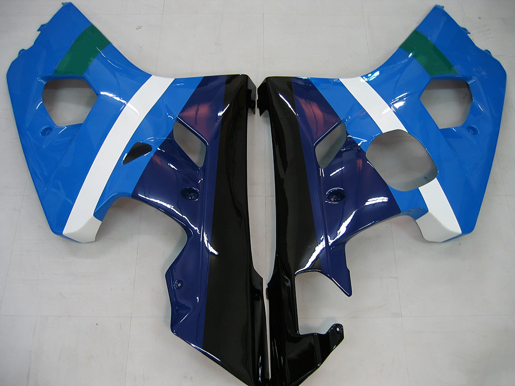 Per GSXR 600/750 2004-2005 Carrozzeria Carenatura Blu Rizla ABS Stampato ad Iniezione Plastica Set Generico