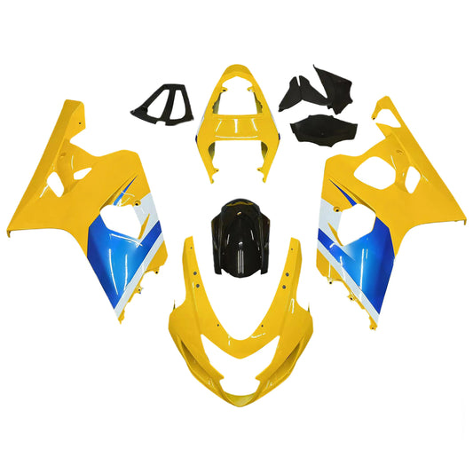 Amotopart 2004-2005 Suzuki GSXR600750 Kit multicolore giallo fuso