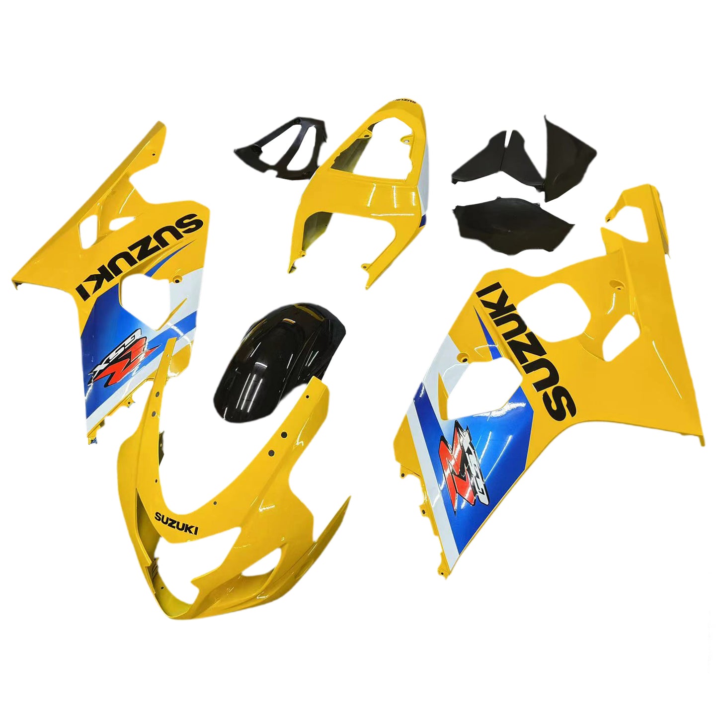 Amotopart 2004-2005 Suzuki GSXR600750 Kit multicolore giallo fuso