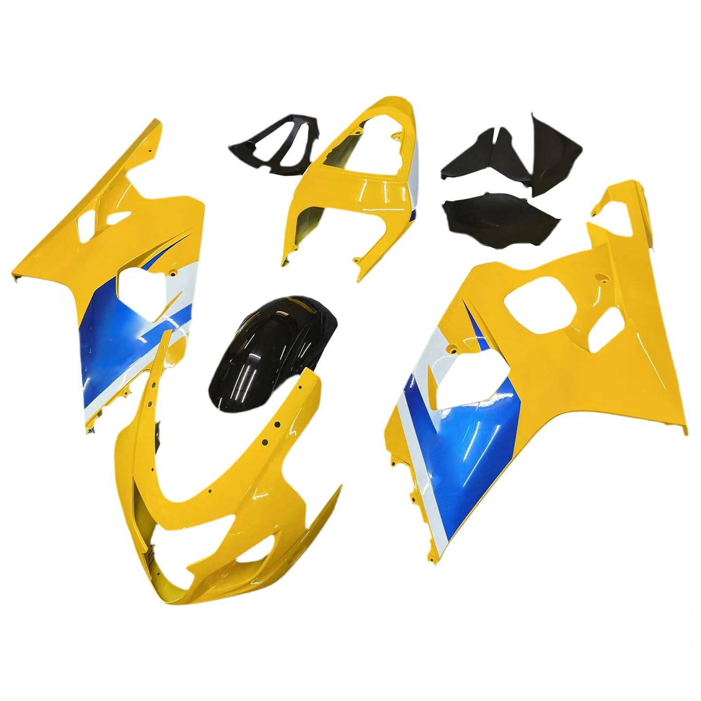 Amotopart 2004-2005 Suzuki GSXR600750 Kit multicolore giallo fuso