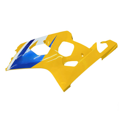 Per GSXR 600/750 2004-2005 Carrozzeria Carenatura Giallo ABS Stampato ad iniezione Plastica Set Generico