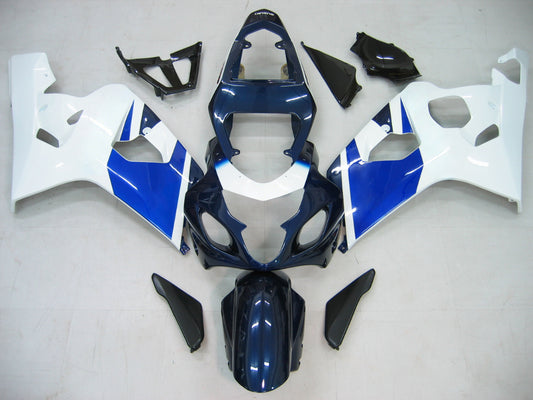 Amotopart 2004-2005 Suzuki GSX-R 600 750 Clearing Blue & White Kit