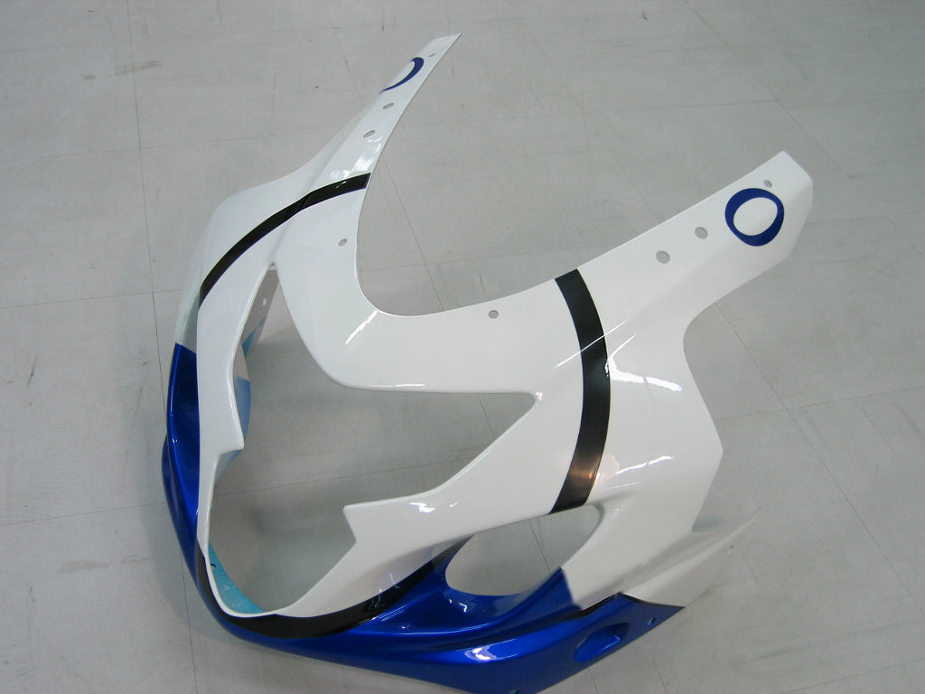 Amotopart 2004-2005 Suzuki GSXR600750 Cladding White e kit di colori blu