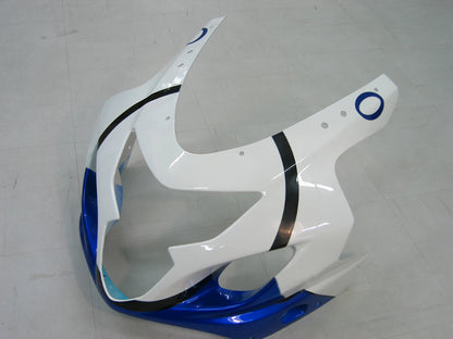 Amotopart 2004-2005 Suzuki GSXR600750 Cladding White e kit di colori blu