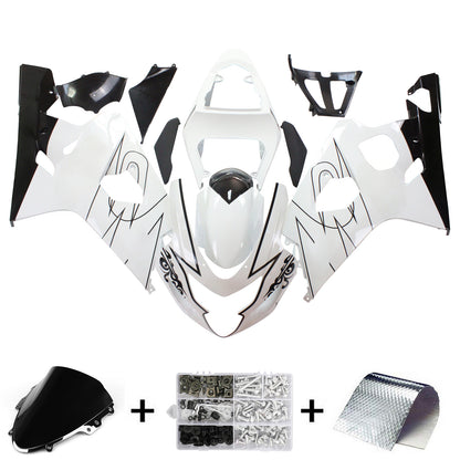 Carene 2004-2005 Suzuki GSXR 600 750 Bianco Alstare Corona Racing Generico