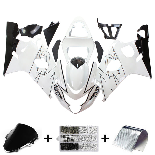 Carene 2004-2005 Suzuki GSXR 600 750 Bianco Alstare Corona Racing Generico