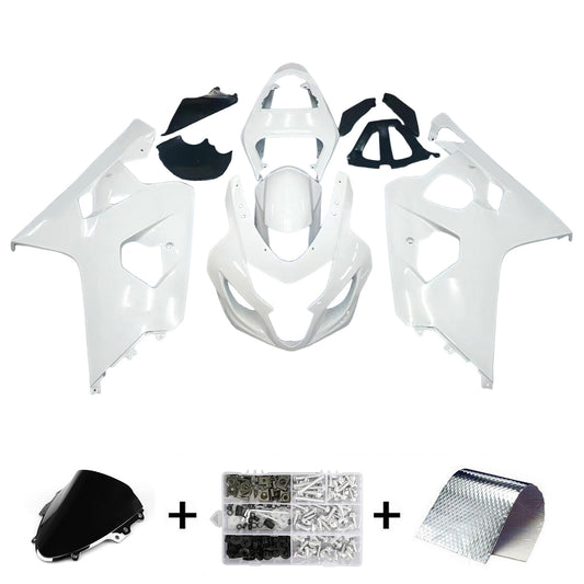 Carene 2004-2005 Suzuki GSXR 600 750 Bianco Metallico GSXR Generico