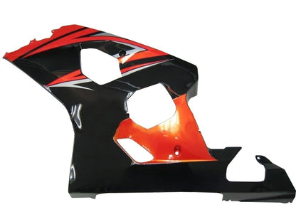 Carene 2004-2005 Suzuki GSXR 600 750 Nero Arancione GSXR Racing Generico