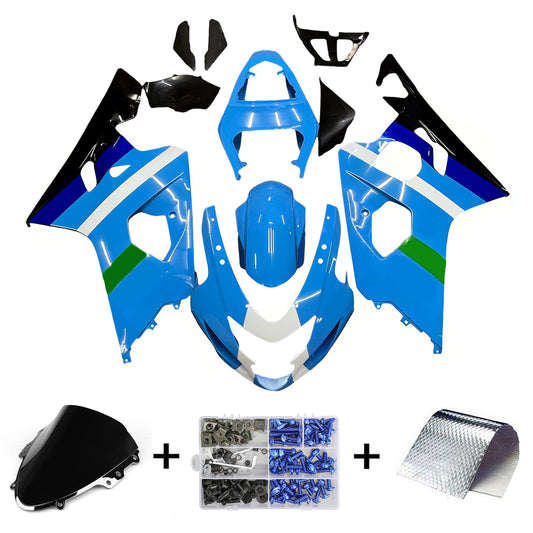 Carene 2004-2005 Suzuki GSXR 600 750 Blu Rizla Suzuki GSXR Generico