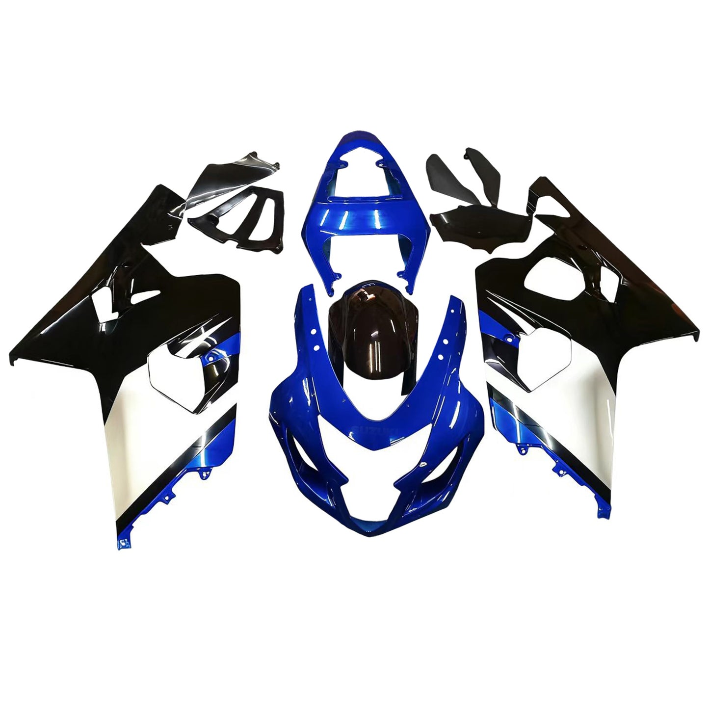 Carene 2004-2005 Suzuki GSXR 600 750 Blu Nero Suzuki GSXR Racing Generico