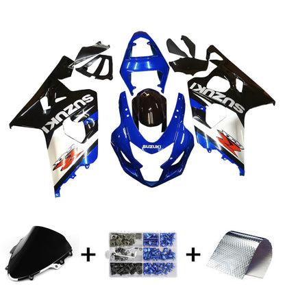 Carene 2004-2005 Suzuki GSXR 600 750 Blu Nero Suzuki GSXR Racing Generico