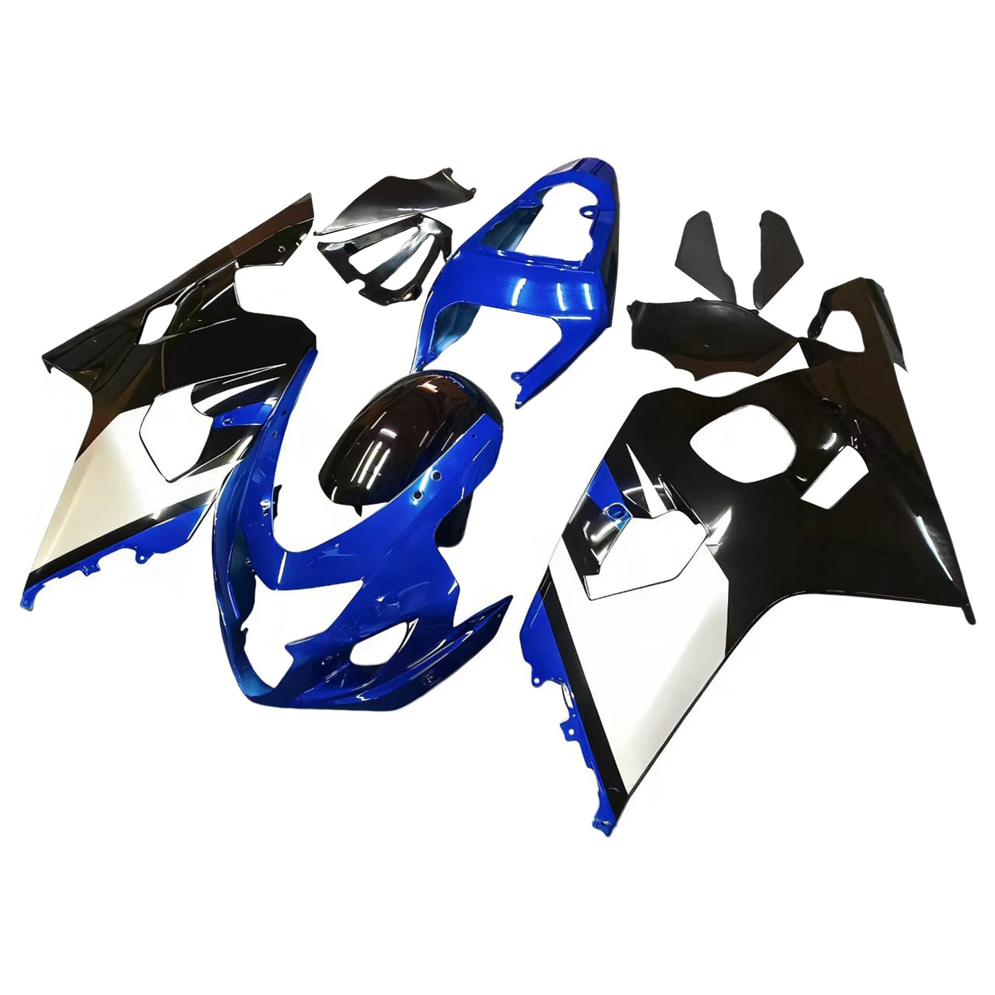 Carene 2004-2005 Suzuki GSXR 600 750 Blu Nero Suzuki GSXR Racing Generico