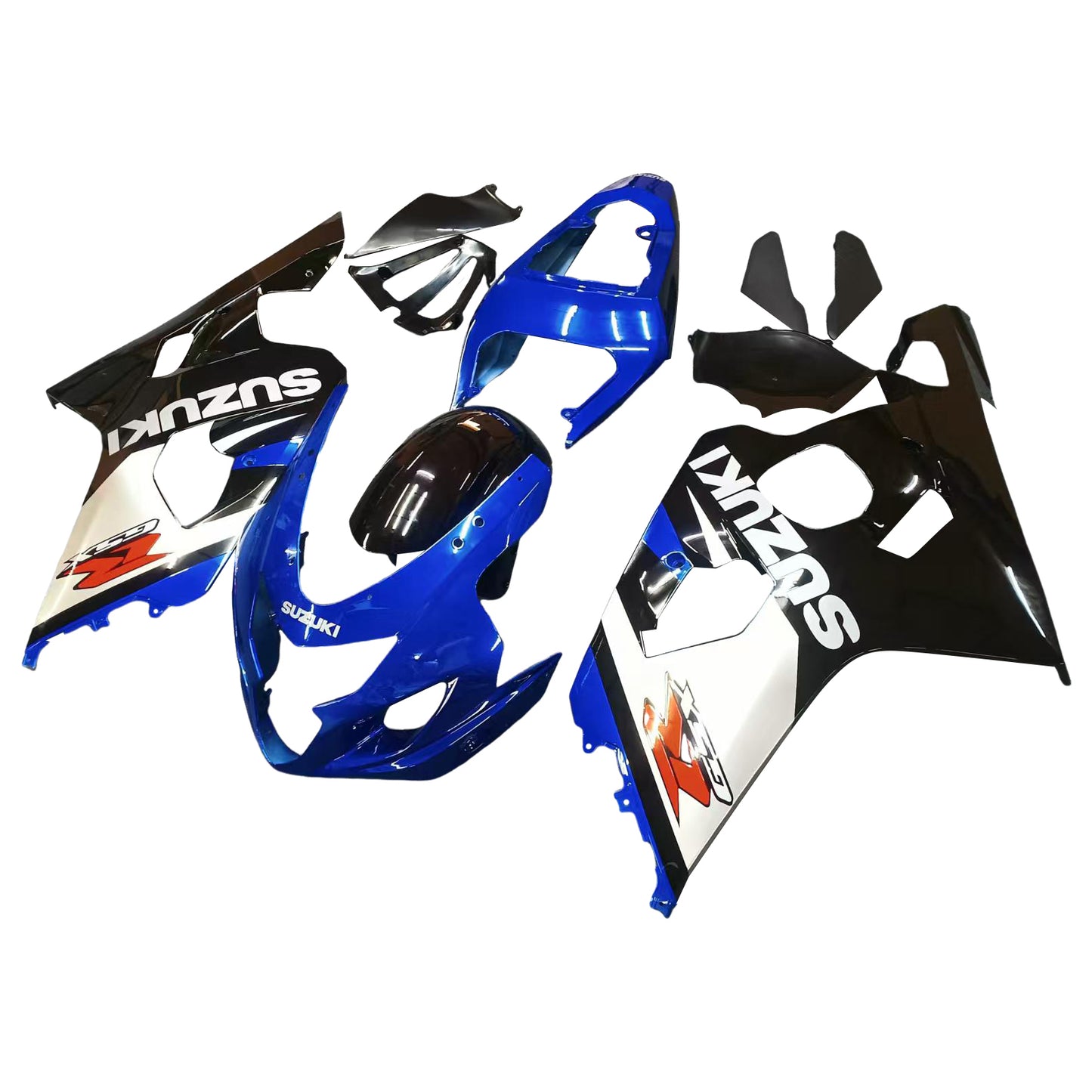 Carene 2004-2005 Suzuki GSXR 600 750 Blu Nero Suzuki GSXR Racing Generico