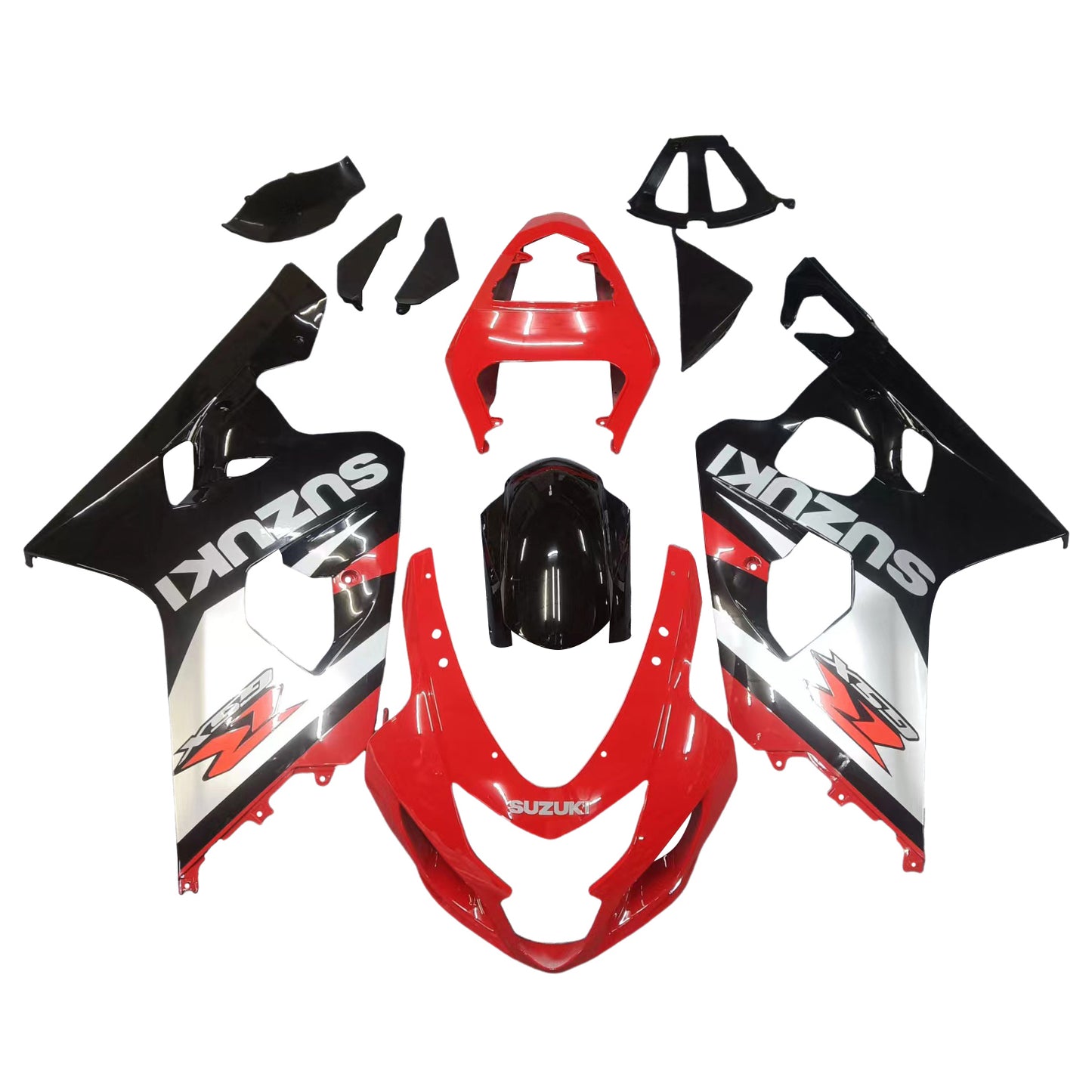 Amotopart 2004-2005 GSXR600750 Suzuki Cladding Gl? Nzend Red Kit