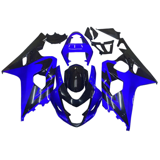 Carene 2004-2005 Suzuki GSXR 600 750 Blu Nero GSXR Racing Generico