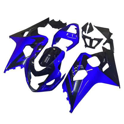 Carene 2004-2005 Suzuki GSXR 600 750 Blu Nero GSXR Racing Generico
