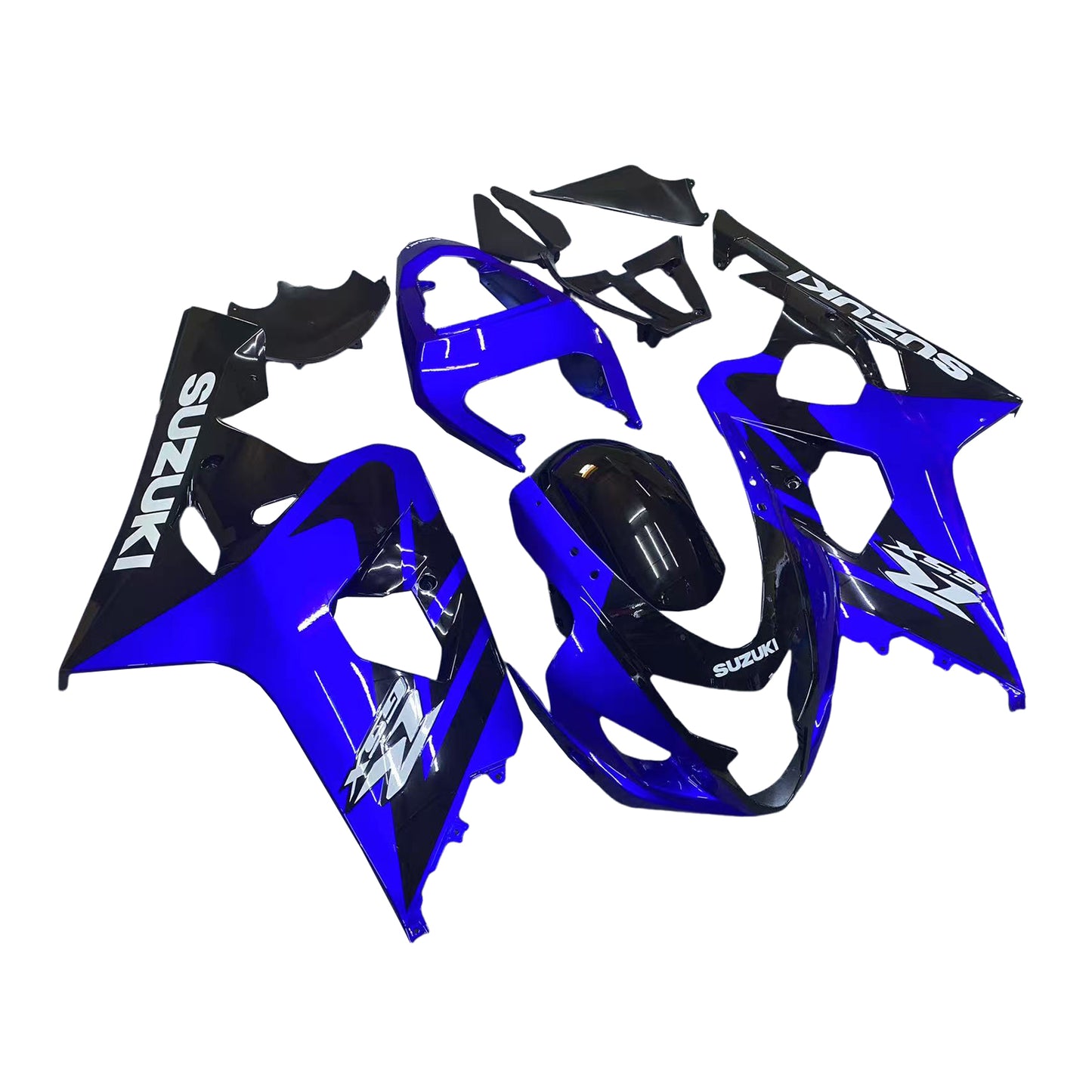 Carene 2004-2005 Suzuki GSXR 600 750 Blu Nero GSXR Generico