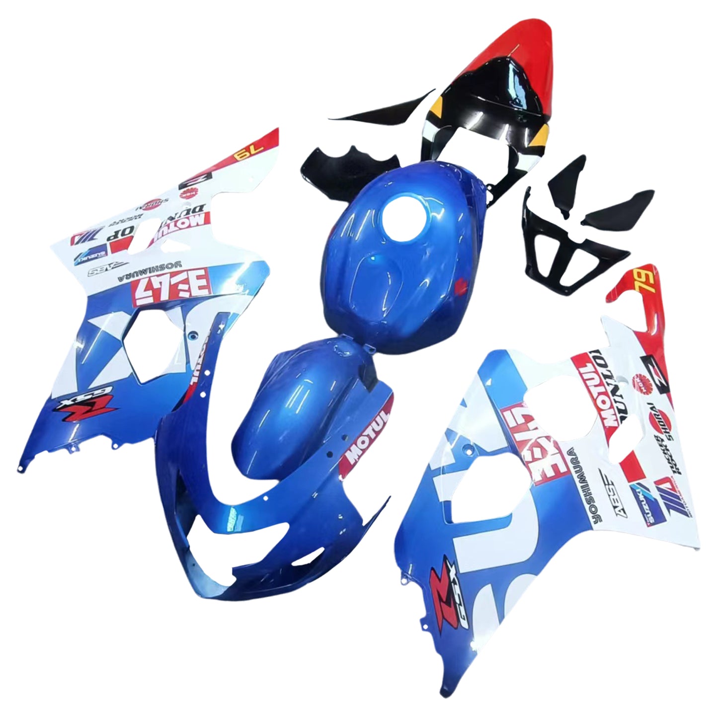 Amotopart Kit carena Suzuki GSXR 600/750 2004-2005 K4 Carrozzeria Plastica ABS