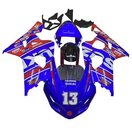 Amotopart Kit carena Suzuki GSXR 600/750 2004-2005 K4 Carrozzeria Plastica ABS