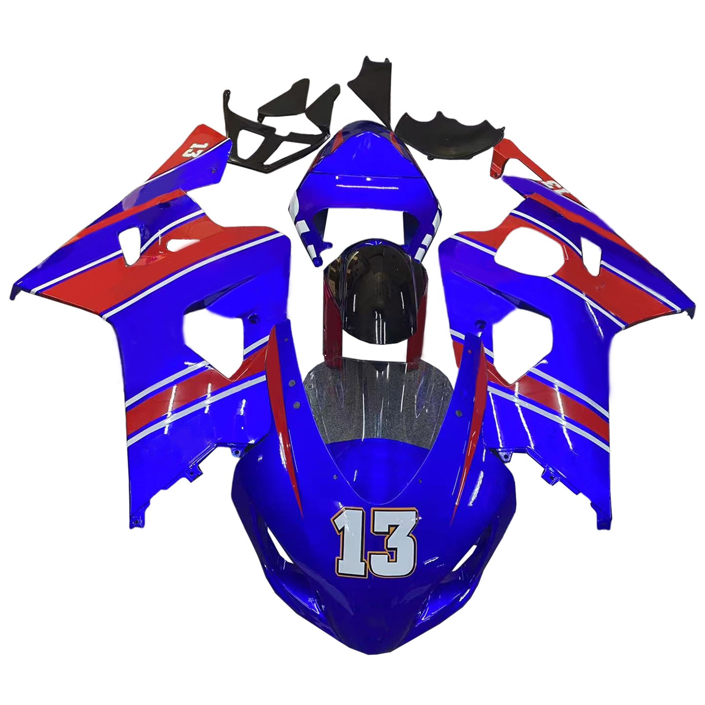 Amotopart Kit carena Suzuki GSXR 600/750 2004-2005 K4 Carrozzeria Plastica ABS