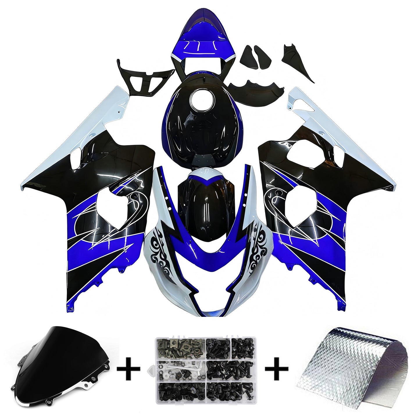 Suzuki GSXR 600/750 2004-2005 Kit Carena Carrozzeria Plastica ABS