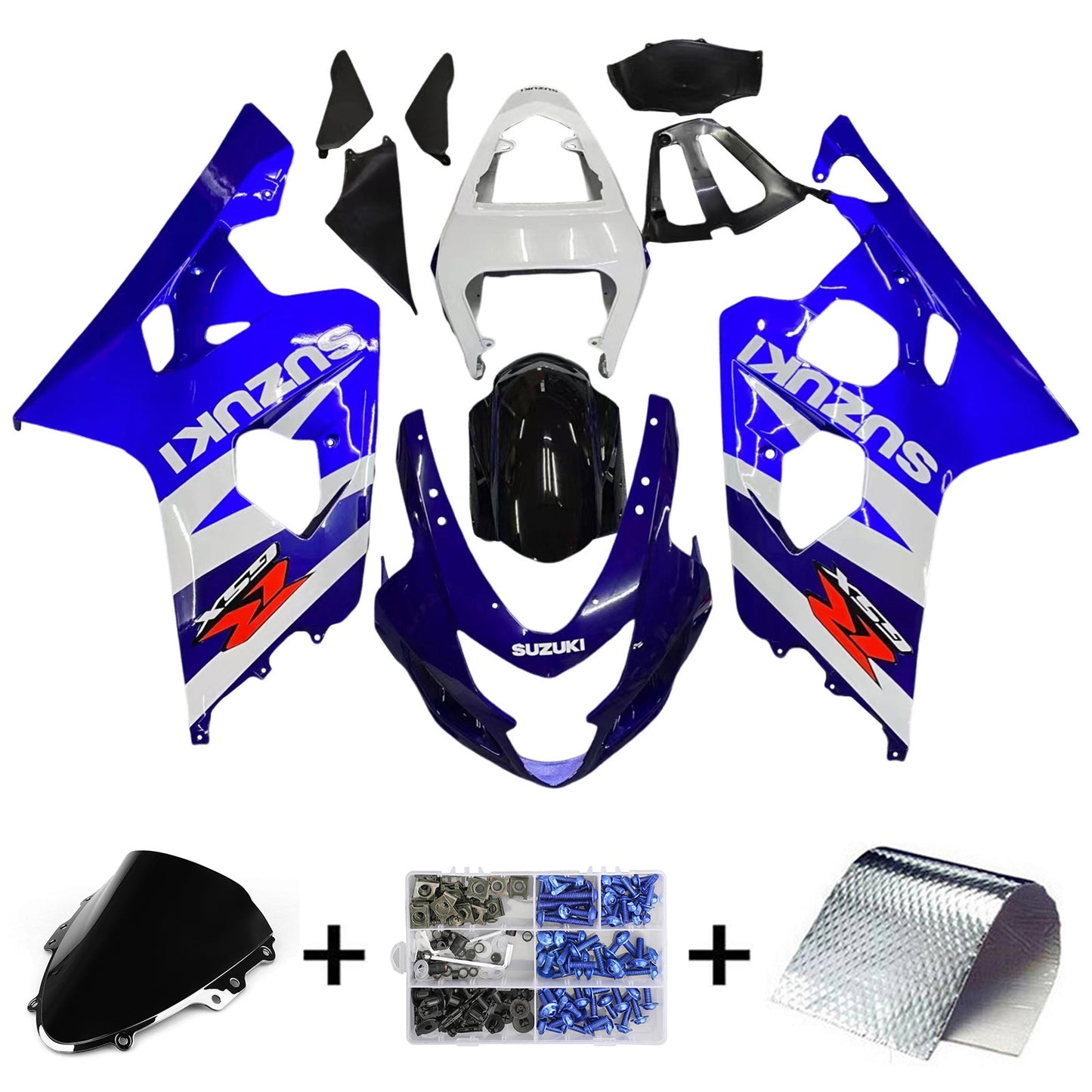 Suzuki GSXR 600/750 2004-2005 Kit Carena Carrozzeria Plastica ABS