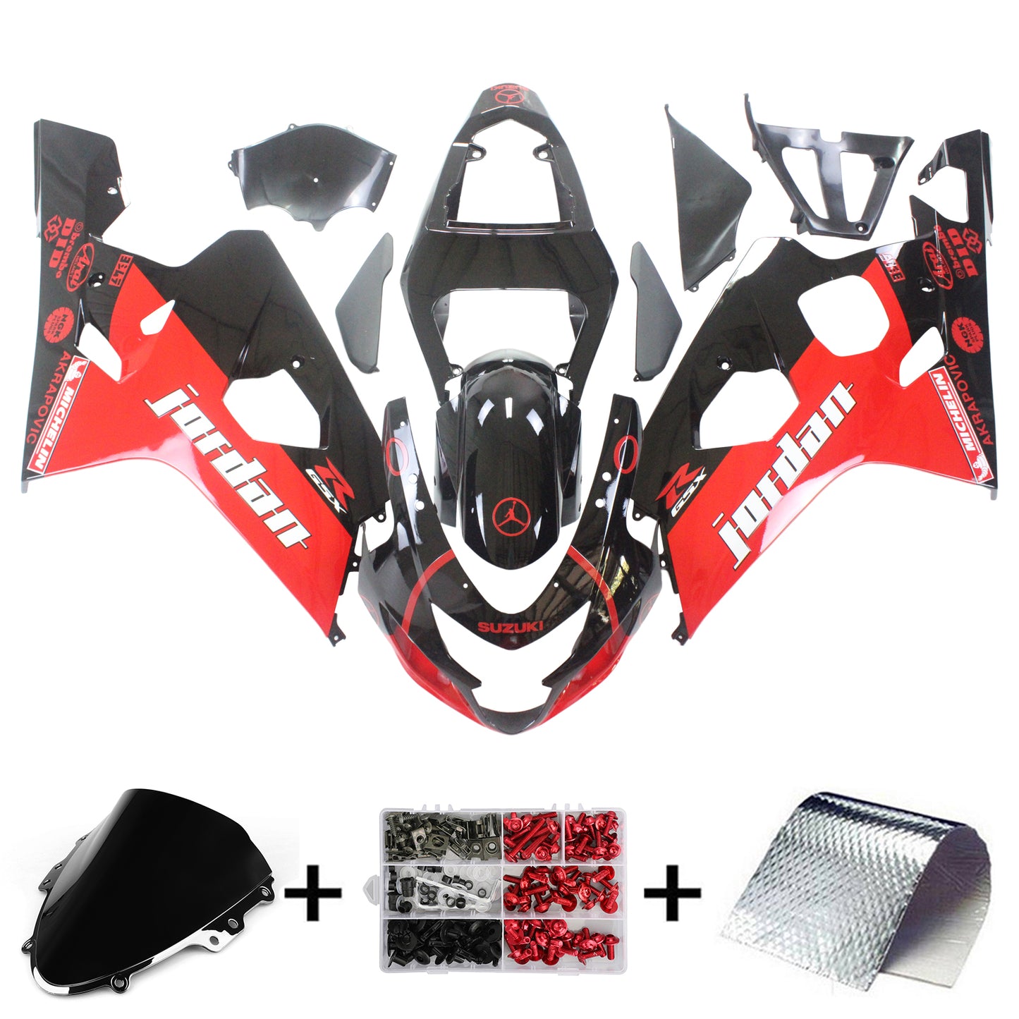 Suzuki GSXR 600/750 2004-2005 Kit Carena Carrozzeria Plastica ABS